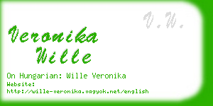 veronika wille business card